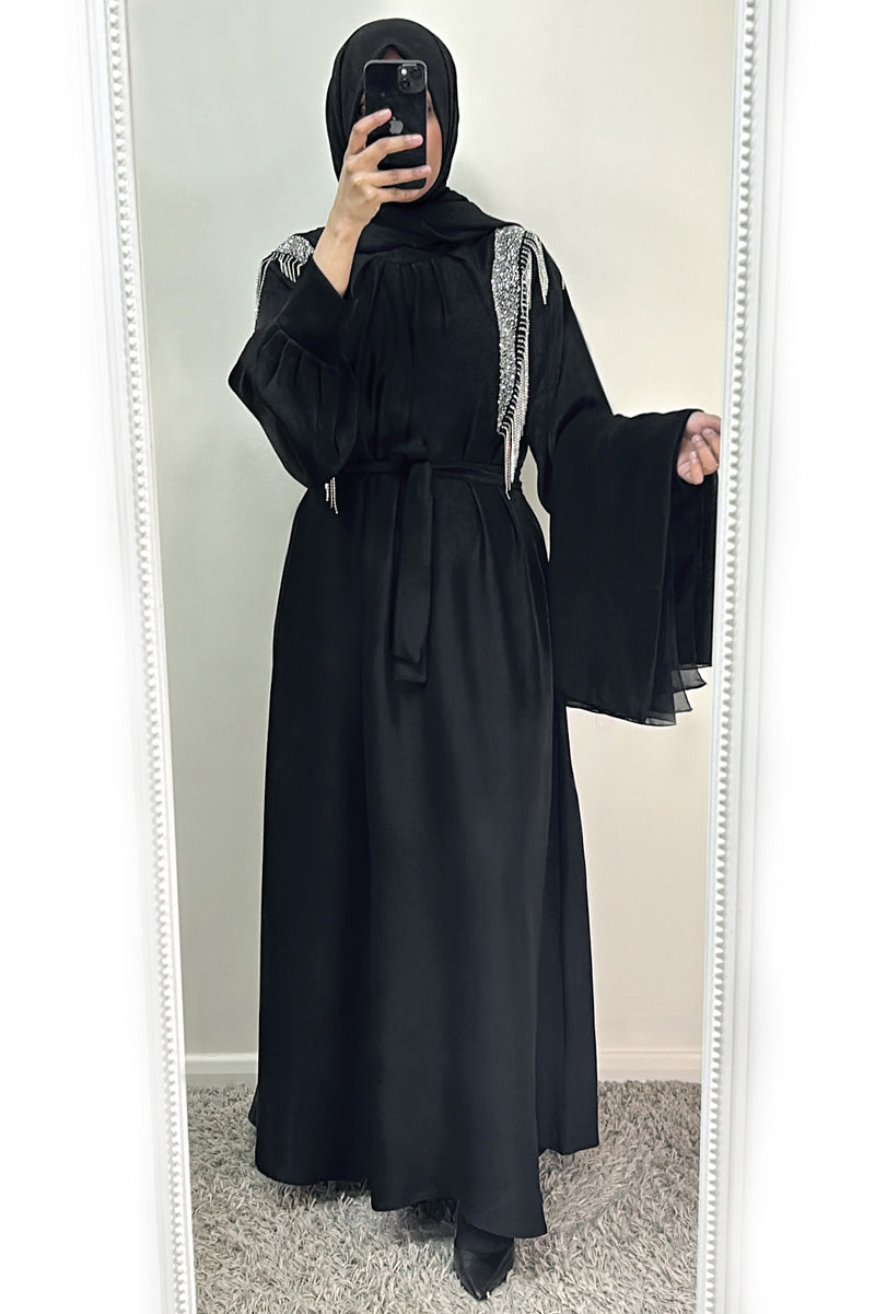 Tassel Shoulder Abaya