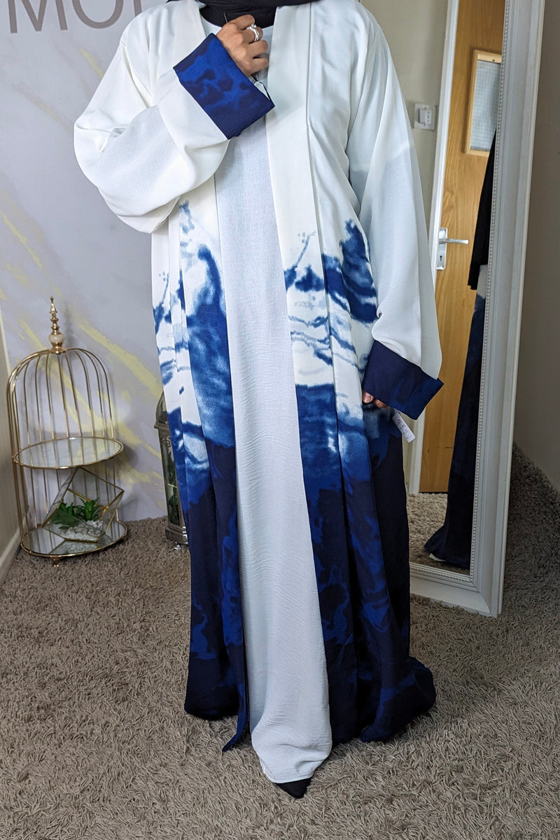Navy Ombre Abaya
