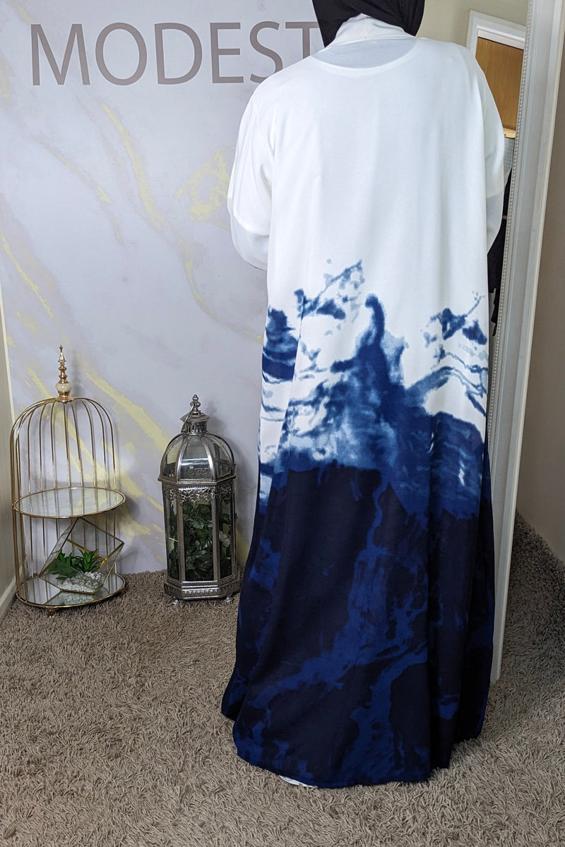 Navy Ombre Abaya