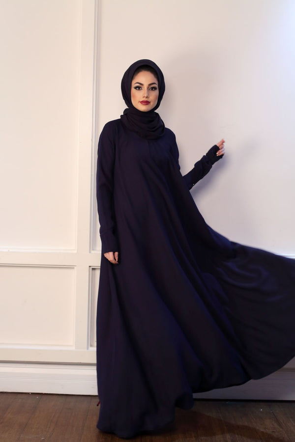 A LINE BLACK ABAYA